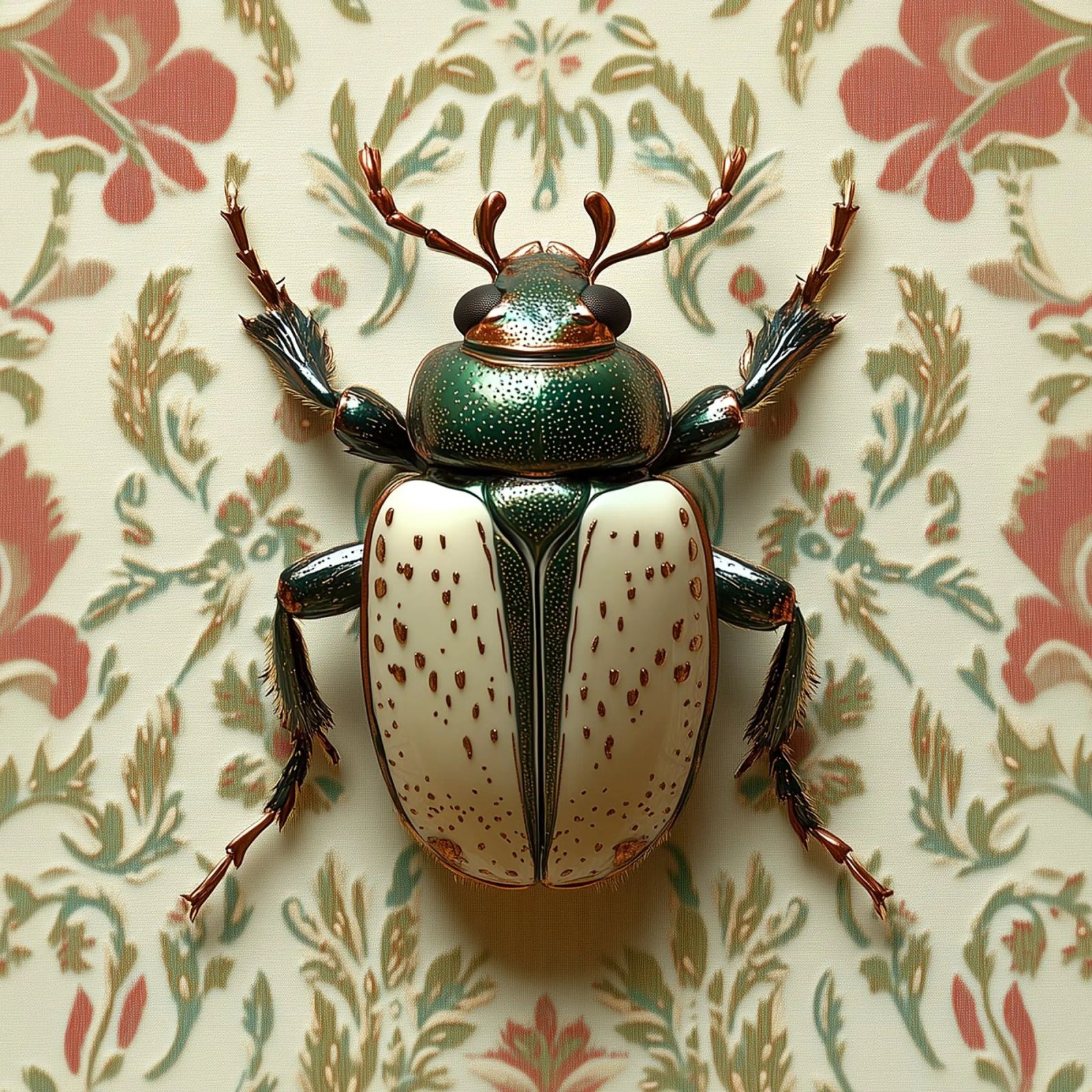Jewerly retro beetleon wallpaper poster by Little Things