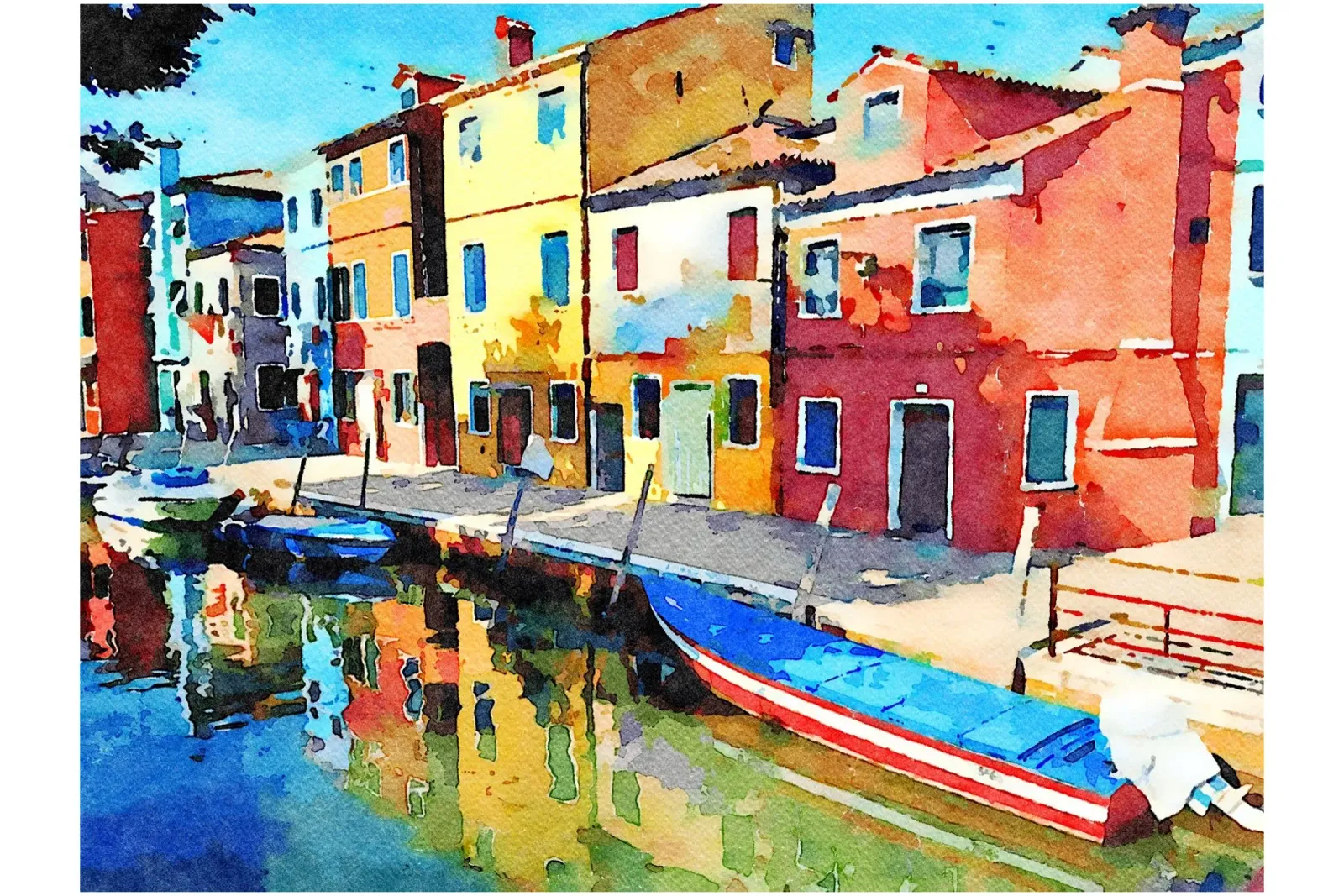 Burano pellicola backlit da Massimo Frascogna