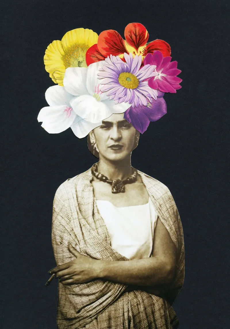 Bella Frida pellicola backlit da Cassia Beck Collage