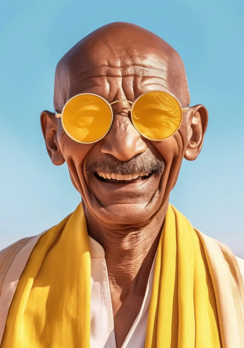 Gandhi Fashion Art poster da Lootprint