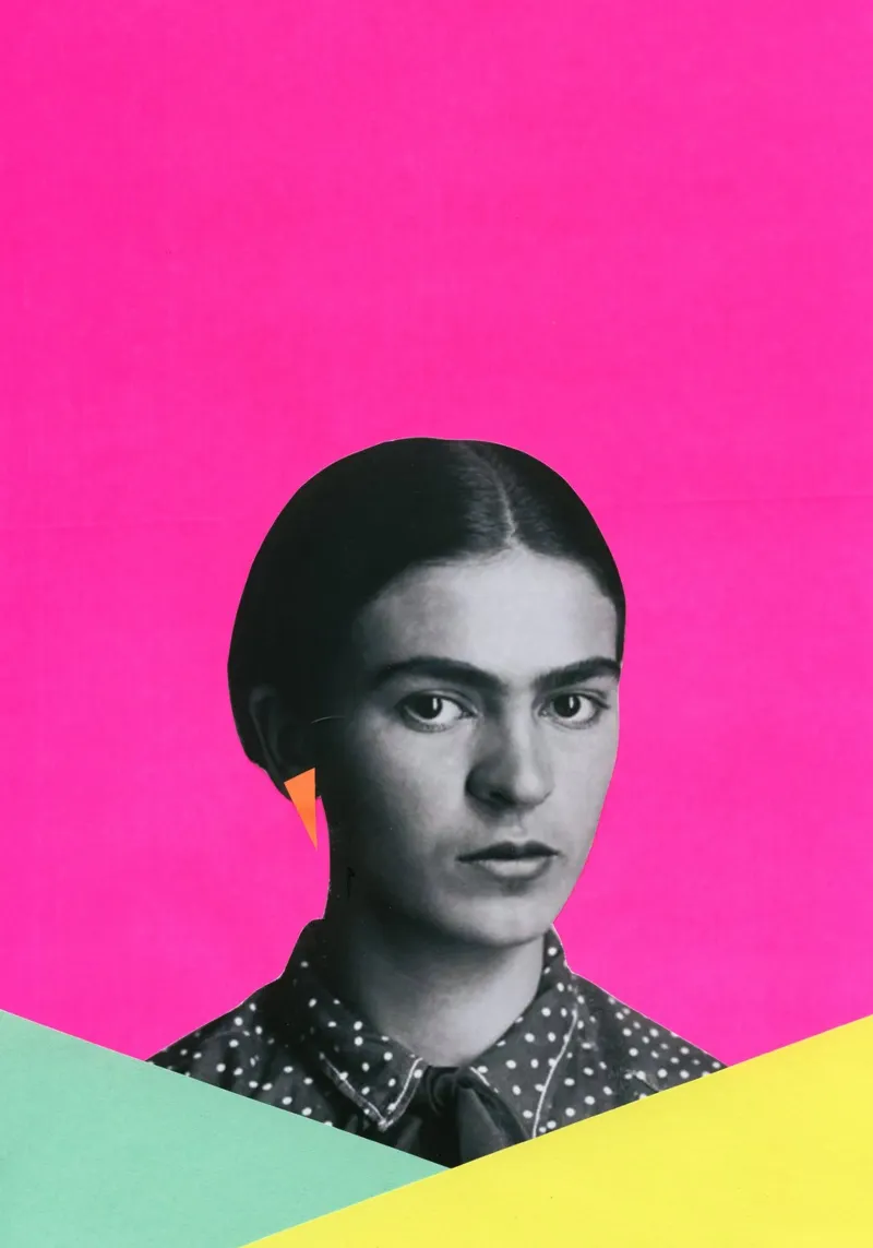Frida moderna pellicola backlit da Cassia Beck Collage