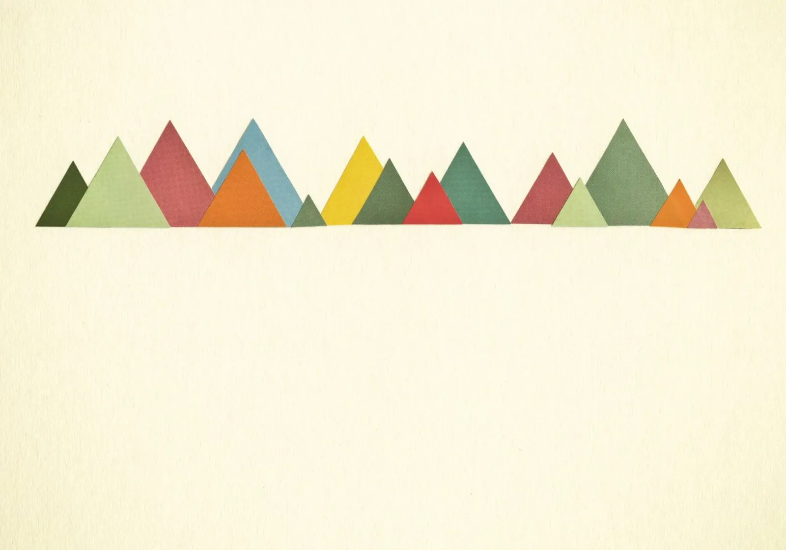 Cordillera poster de Cassia Beck Collage