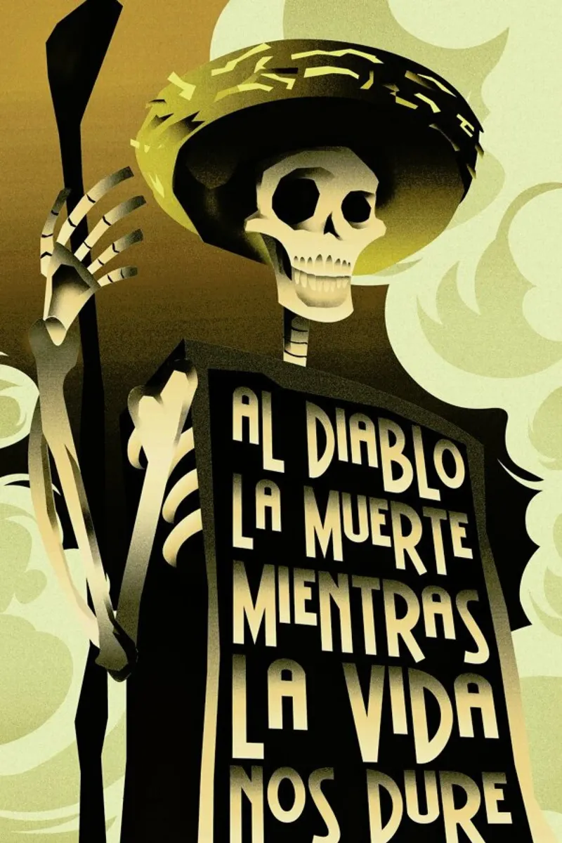Day Of The Dead pellicola backlit da Rodolfo Reyes