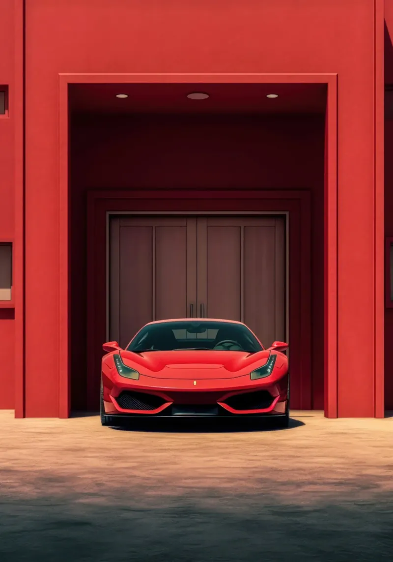 Ferrari F8 hahnemühle by Lootprint