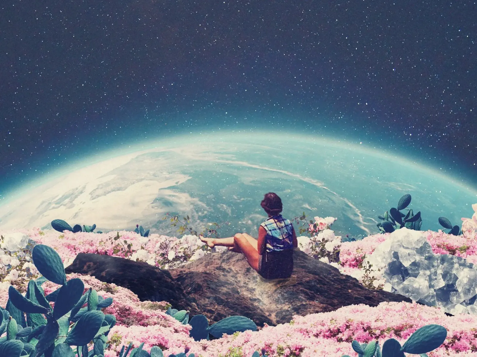 My World Blossomed when I Loved You Horizontal plexiglass da Frank Moth