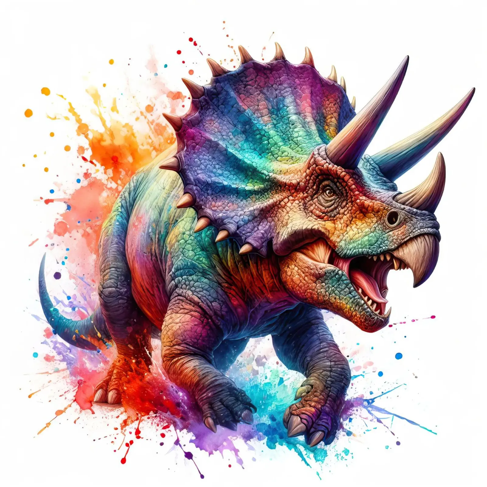 Dinosauro ad acquerello pellicola backlit da 🎁 ARTVI-SHOP