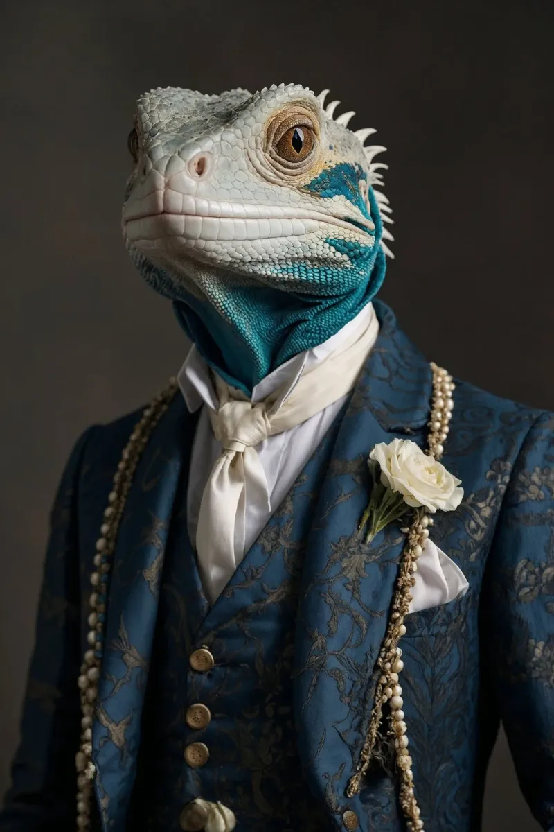 Lord Scaleworth - Das heitere Reptil des Adels Hahnemühle von Beasts of Nobility