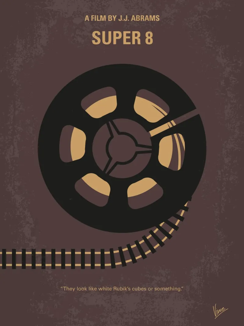 No578 My Super 8 minimal movie poster poster da Chungkong