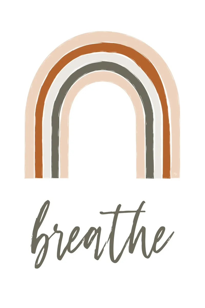 Citazione di Breathe Rainbow poster da Martina