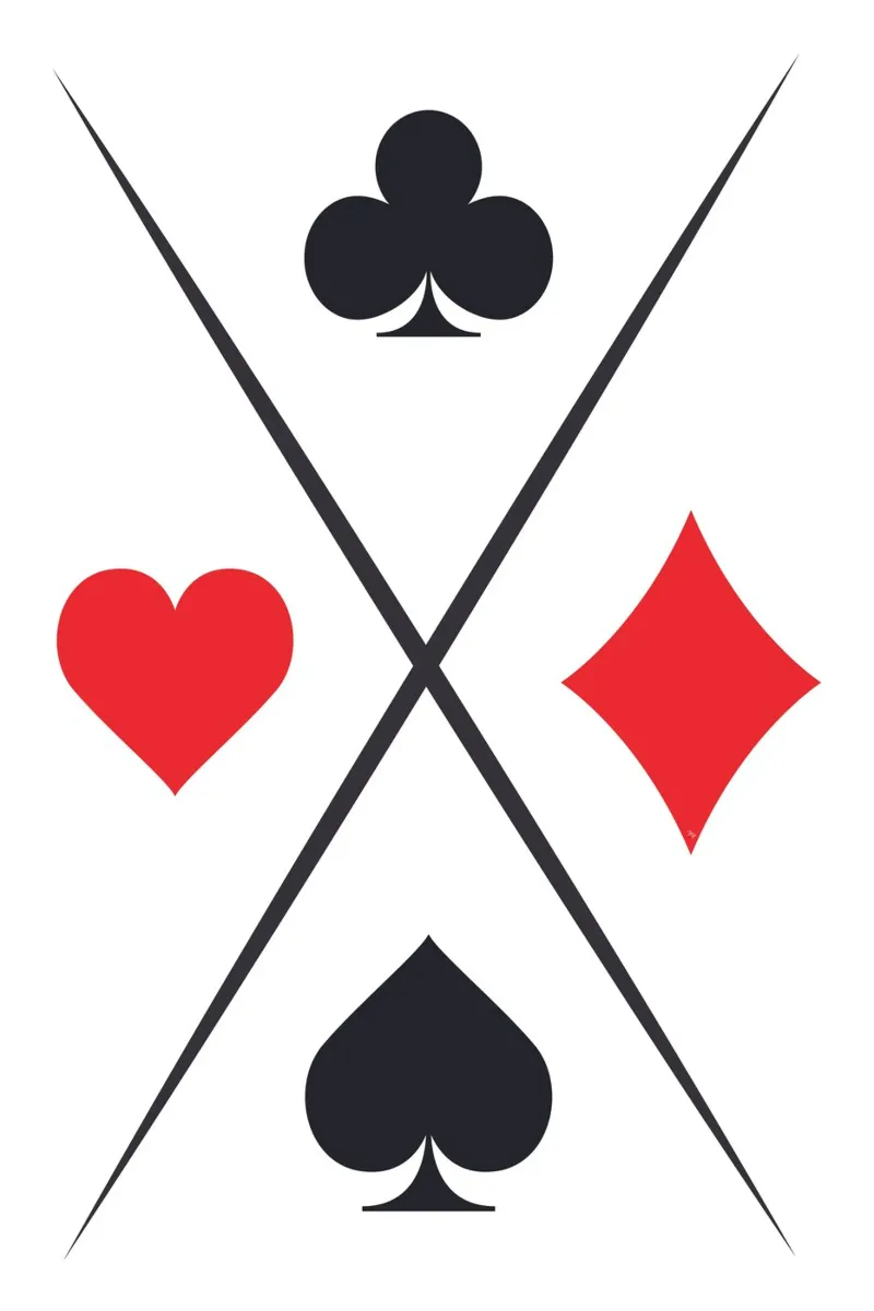 Playing card symbols hahnemühle by Martina