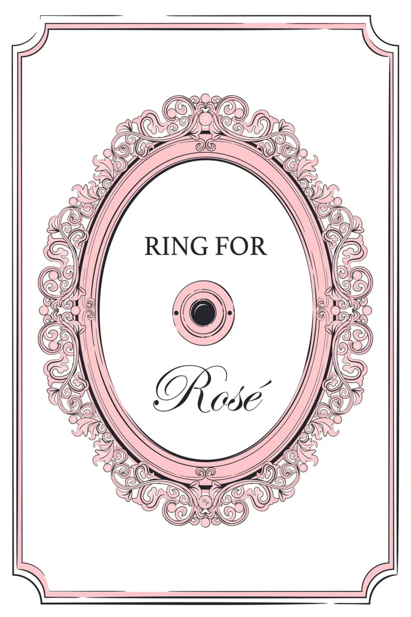 Anello per campanello di Rose Wine poster da Martina