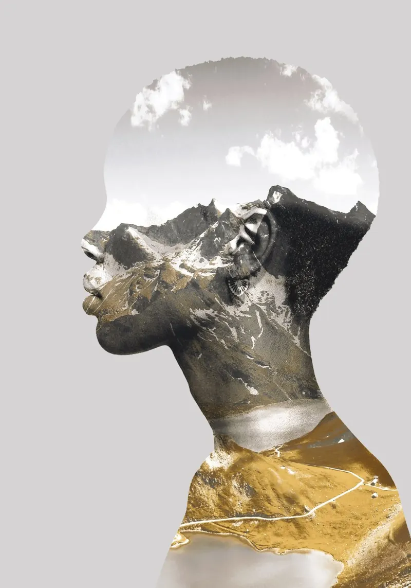 Ritratto (Natura) poster con telaio in plastica da dada22