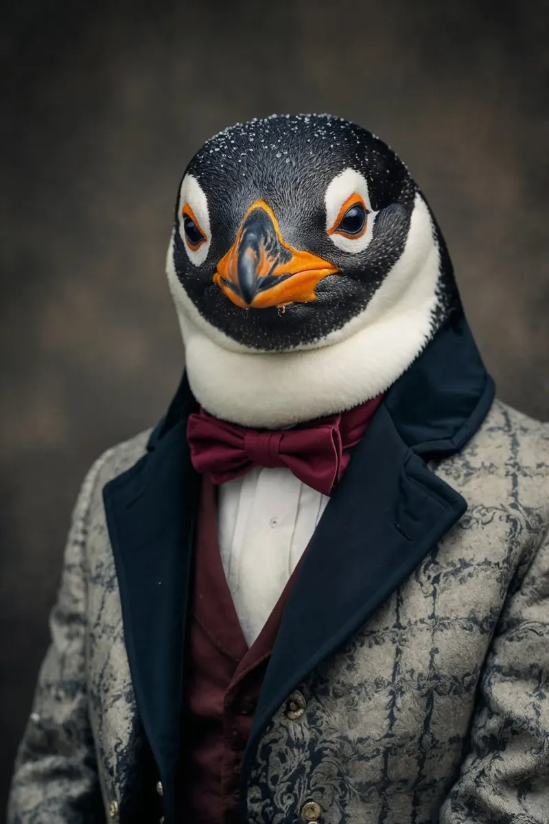 Sir Percival il pinguino - Aristocratico artico poster da Beasts of Nobility