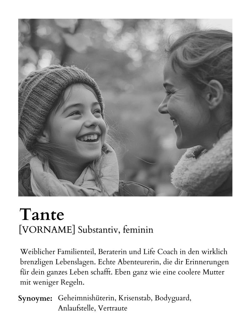 Tante Poster von Gift Ideas