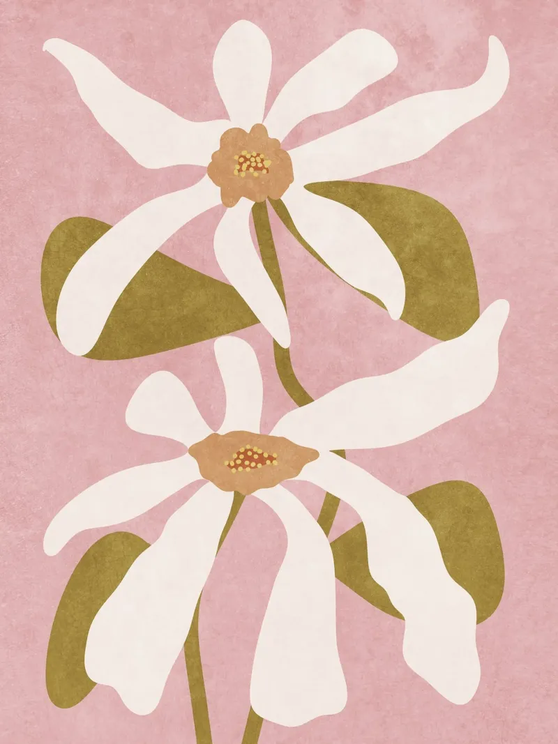 Abstract Flowers carta hahnemühle da Illustration Raissa Oltmanns