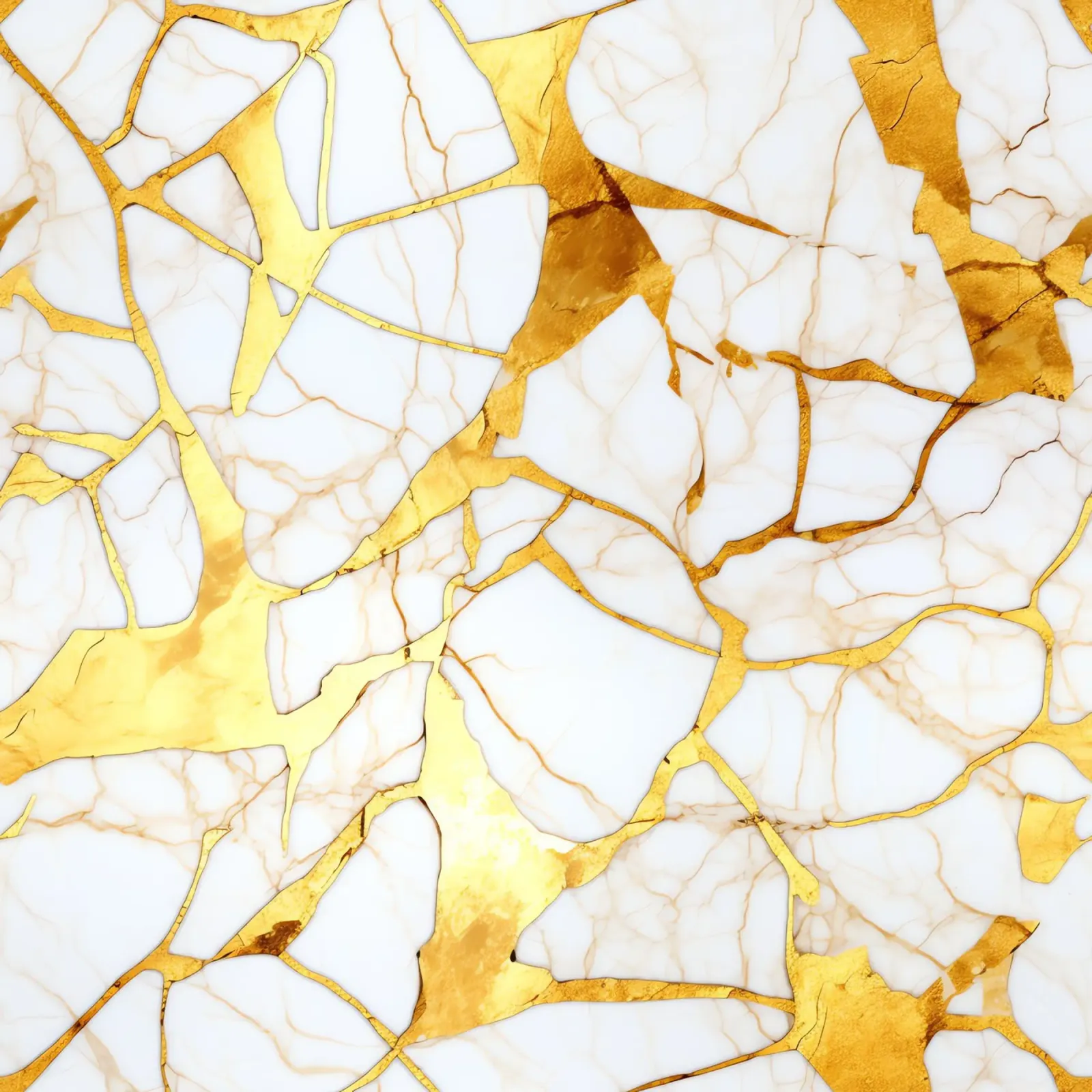 Art kintsugi blanc et or backlit film by Théïa's Fantasia World