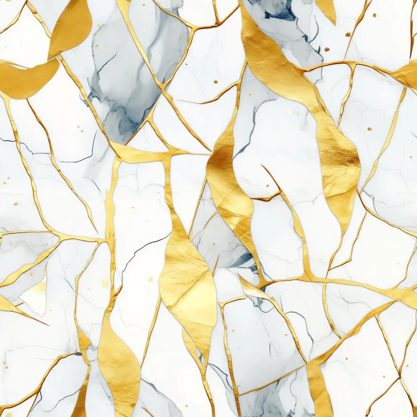 Art kintsugi blanc et or pellicola backlit da Théïa's Fantasia World