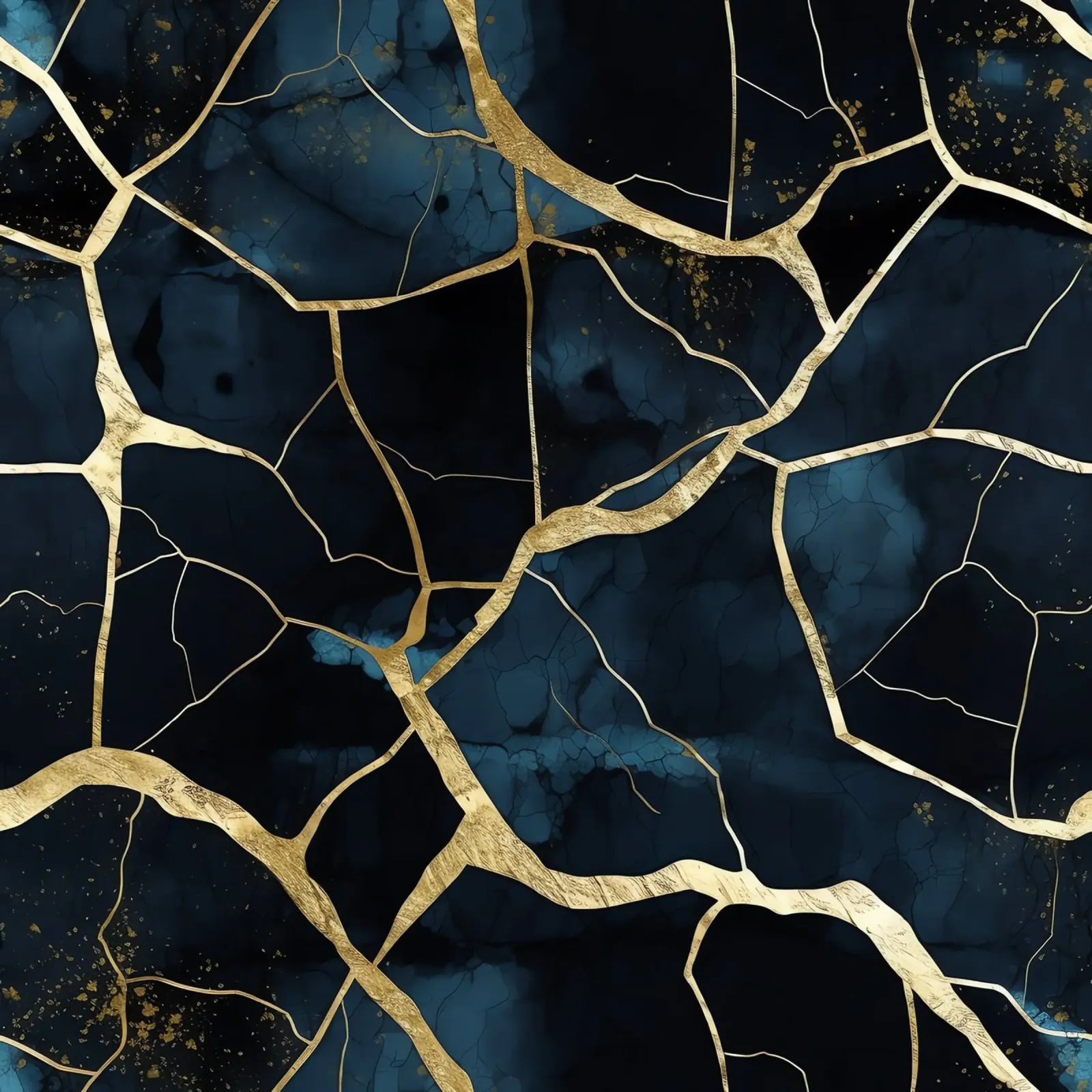 Art kintsugi doré hahnemühle by Théïa's Fantasia World