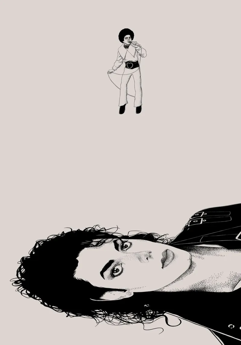 Michael Jackson - Geen kind forex-plaat van Artascy Art