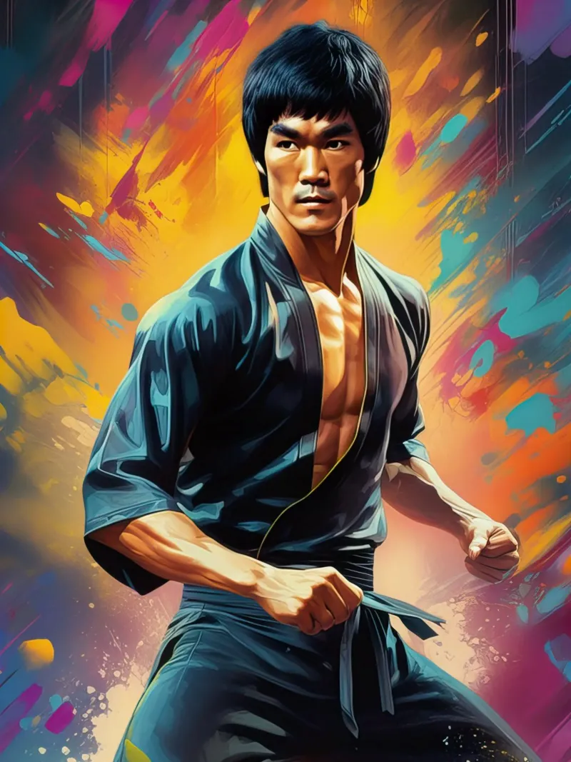 Bruce lee pellicola backlit da 🎁 ARTVI-SHOP