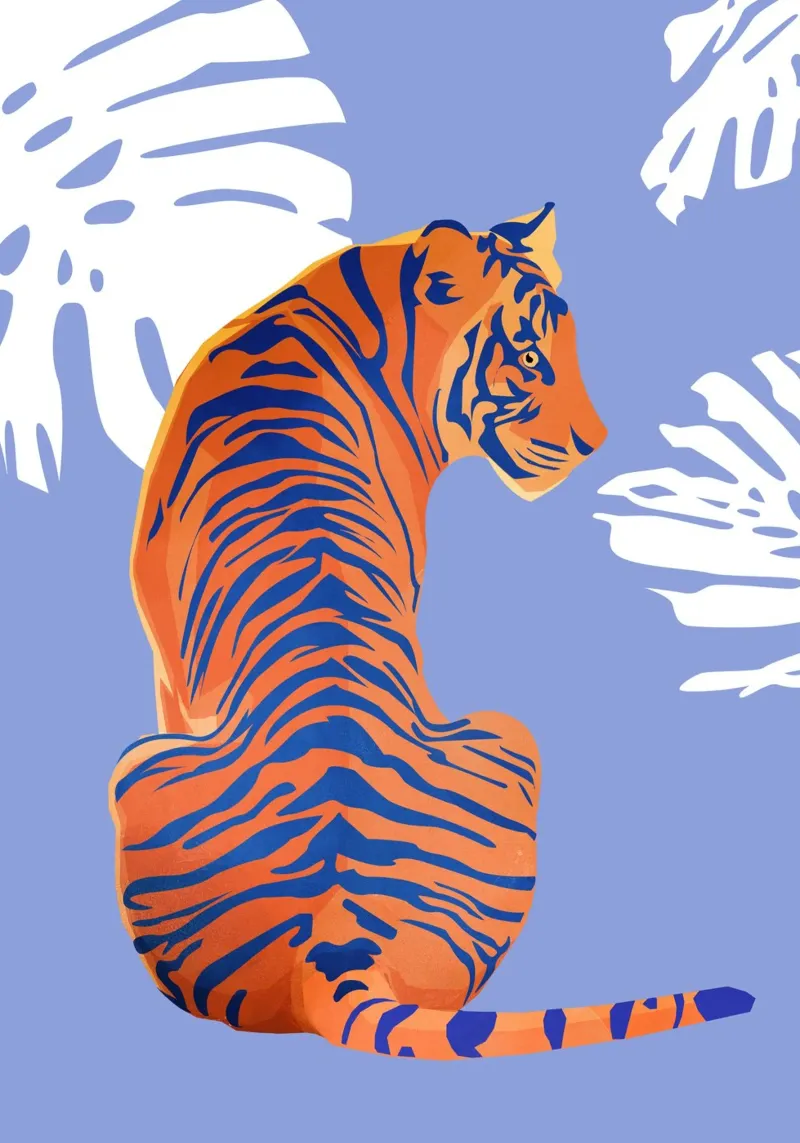 Look of the Tiger pellicola backlit da Goed Blauw