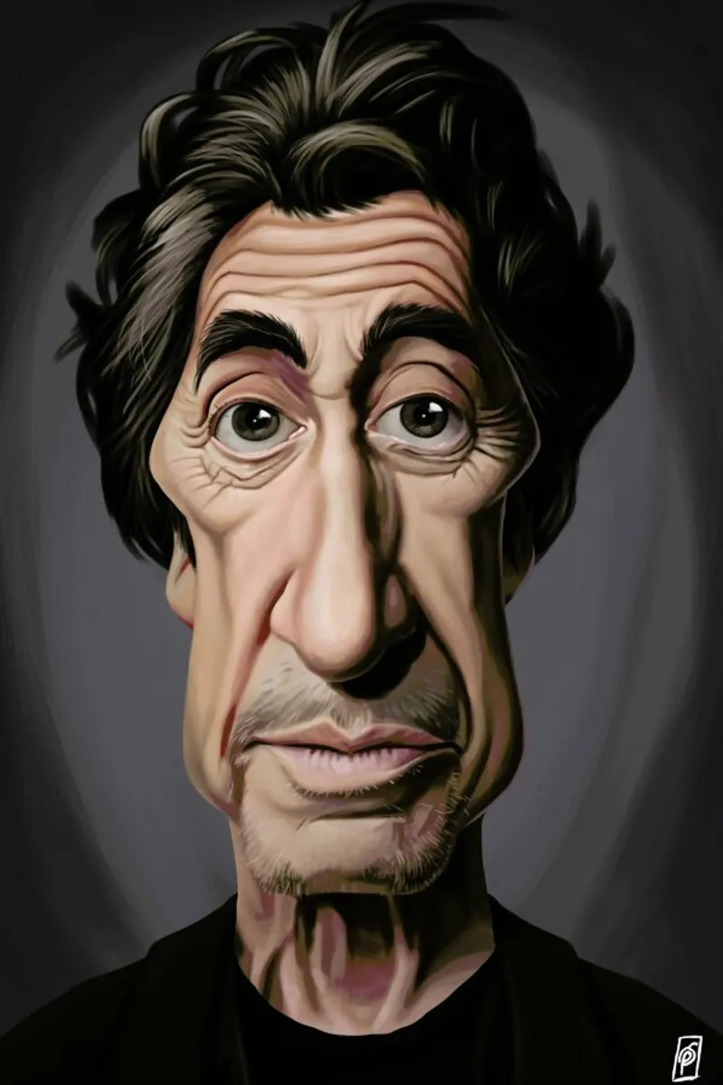 Al Pacino pellicola backlit da Rob Art | Illustration