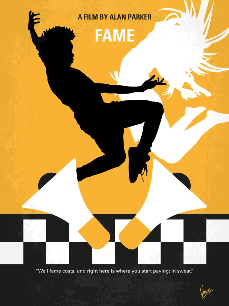 No619 My Fame minimal movie poster carta hahnemühle da Chungkong