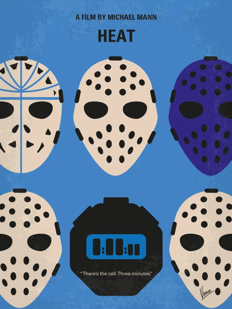 No621 My Heat minimal movie poster poster con telaio in plastica da Chungkong