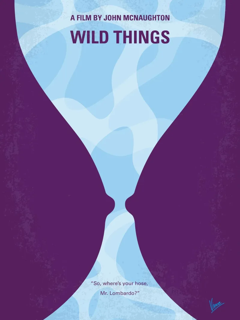 No630 My Wild Things minimal movie poster carta hahnemühle da Chungkong