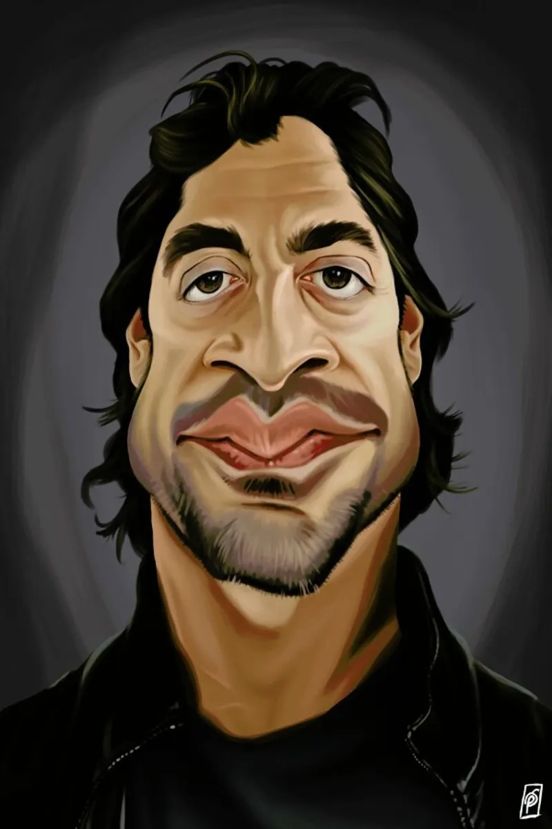 Javier Bardem pellicola backlit da Rob Art | Illustration