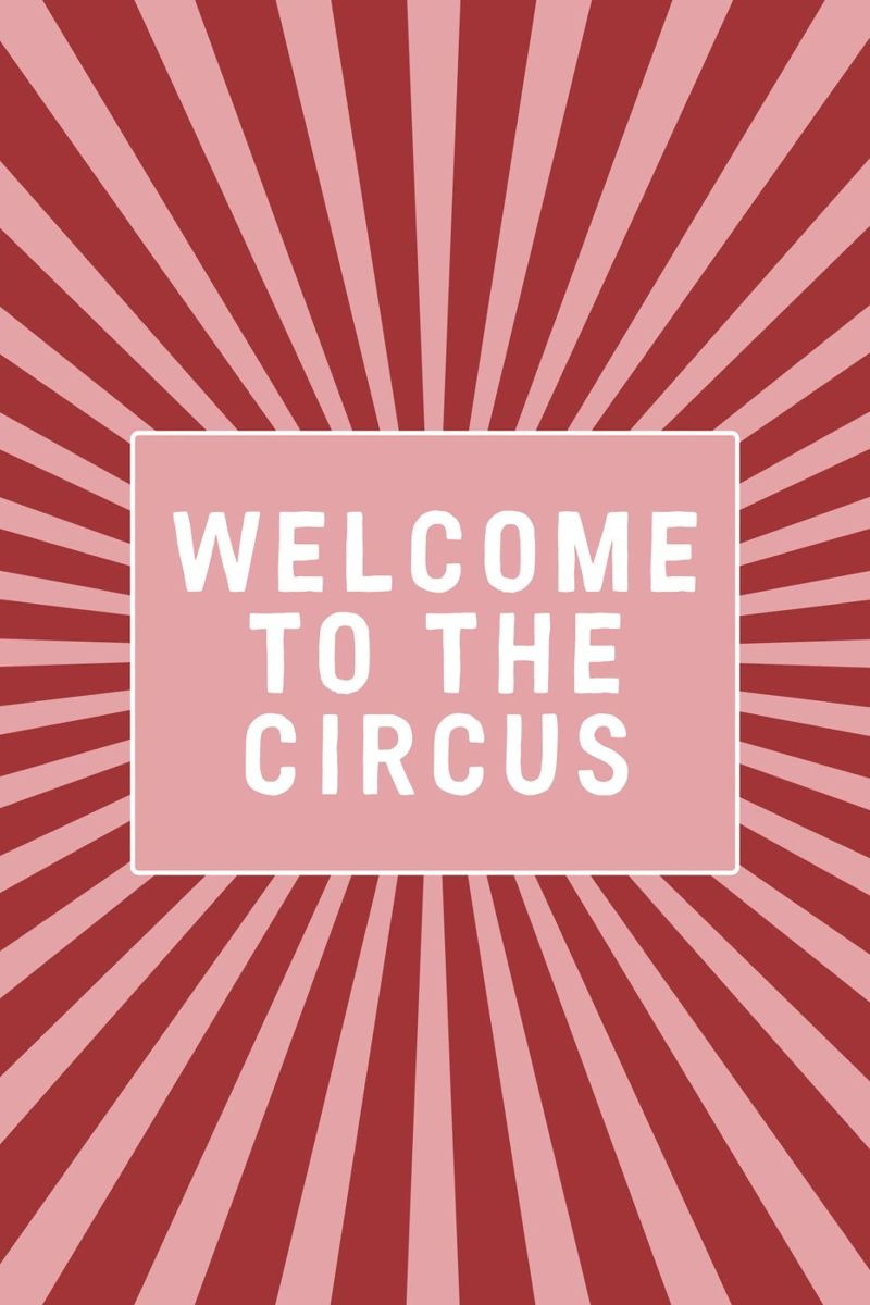 Welcome To The Circus alluminio dibond da The Native State