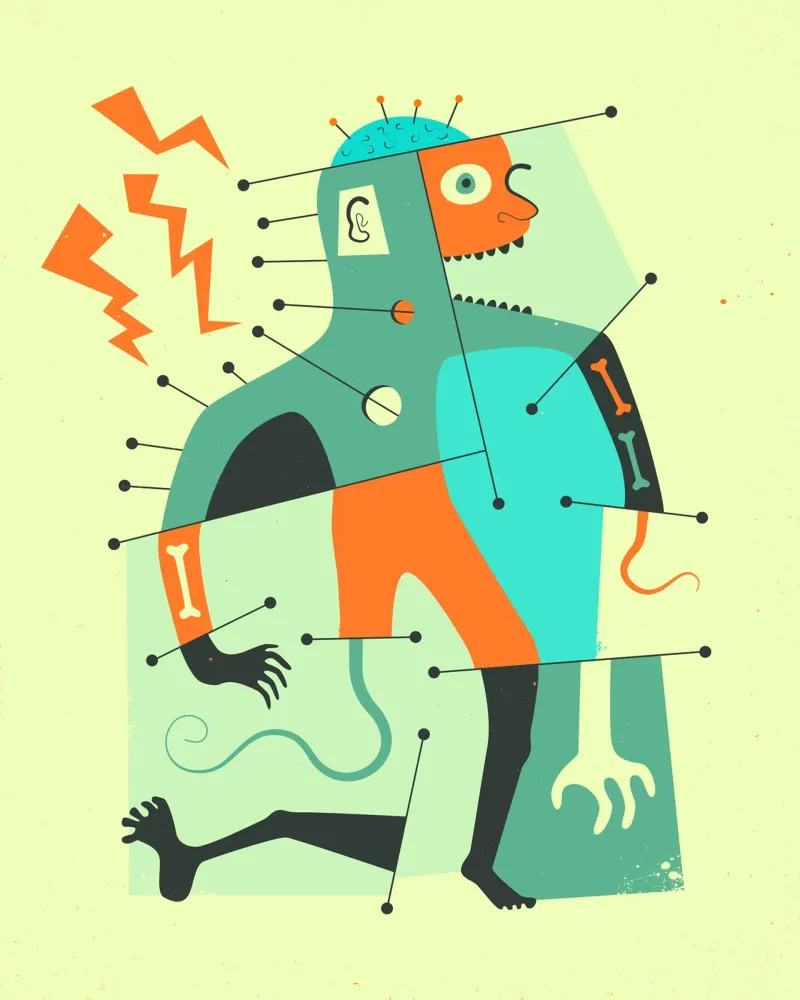 Frankenstein poster da Jazzberry Blue