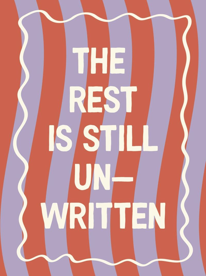 The Rest Is Still Unwritten canvas by The Native State
