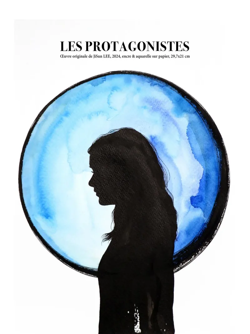 Les Protagonistes - 3 poster with aluminum frame by artleejisun