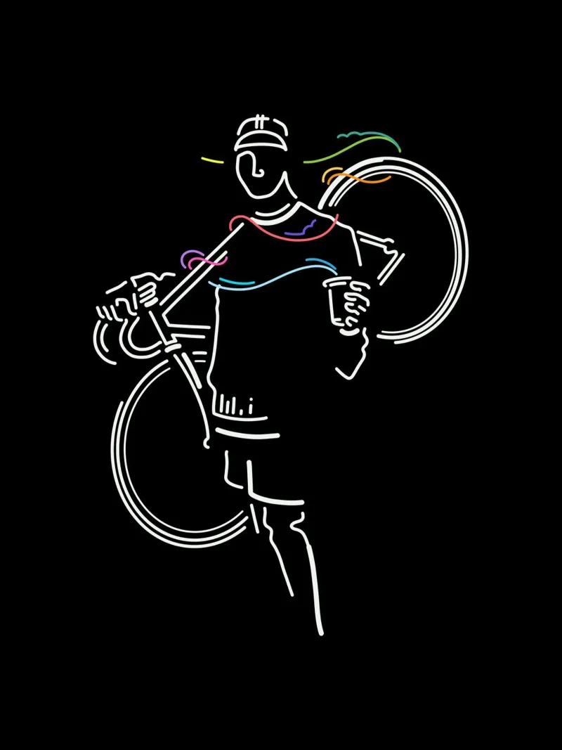 Giro mattutino pellicola backlit da The Cyclist