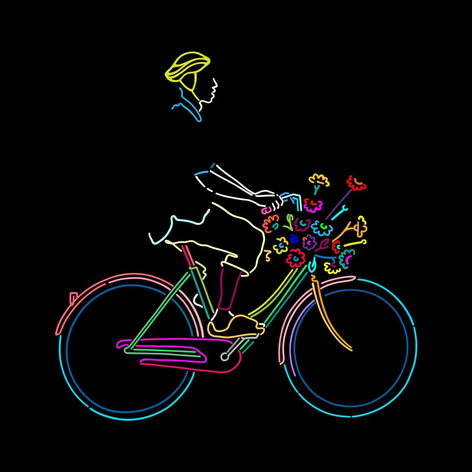 Cavalcare con i fiori plexiglass da The Cyclist