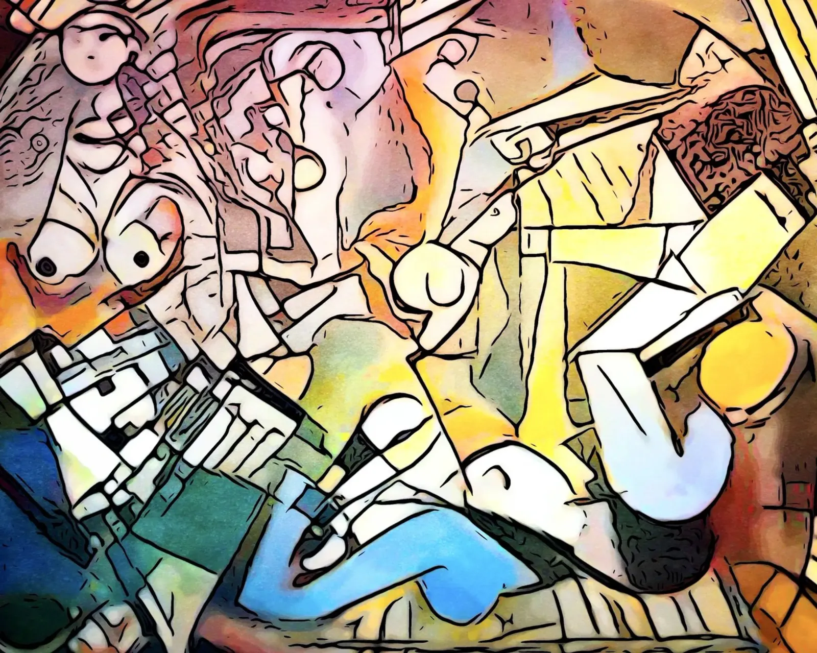 Homenaje a Picasso - Las mujeres metacrilato de ZAMART