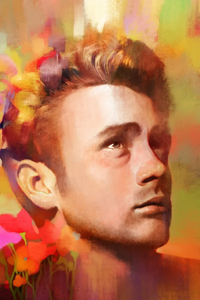 James Dean - Eterno ribelle pellicola backlit da Artascy Art