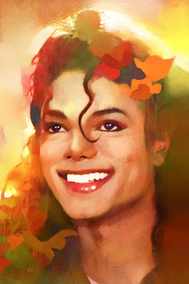 Michael Jackson - Un triste perfezionista pellicola backlit da Artascy Art