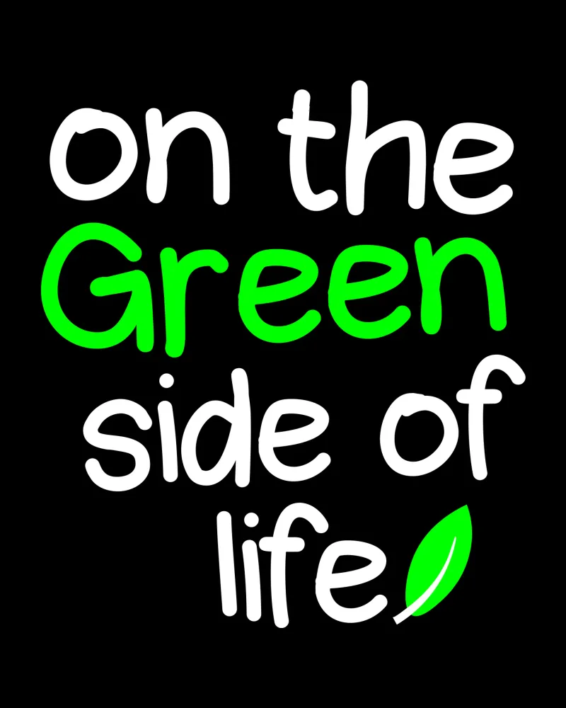 On the green side of life pellicola backlit da greencitiesmovement
