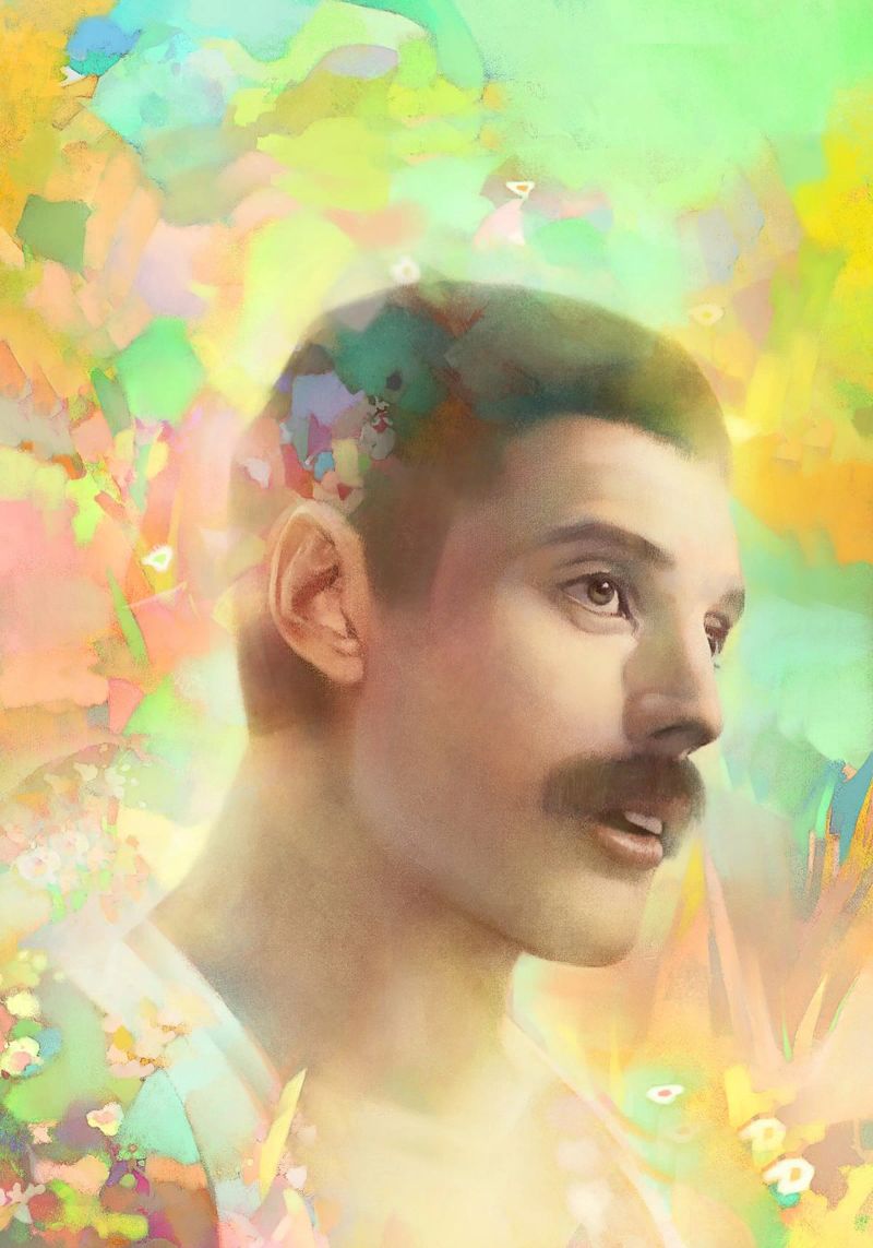 Freddie Mercury - Unverfrorener Showman Poster von Artascy Art