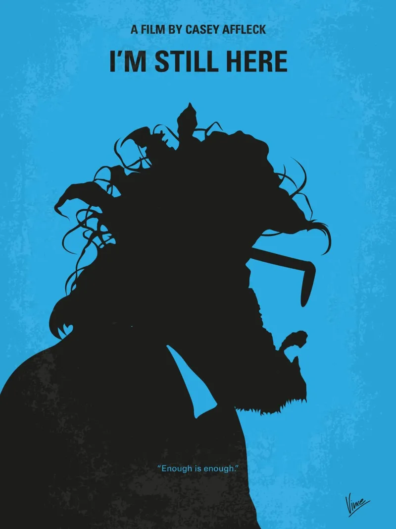 No637 My I am Still Here minimal movie poster poster da Chungkong