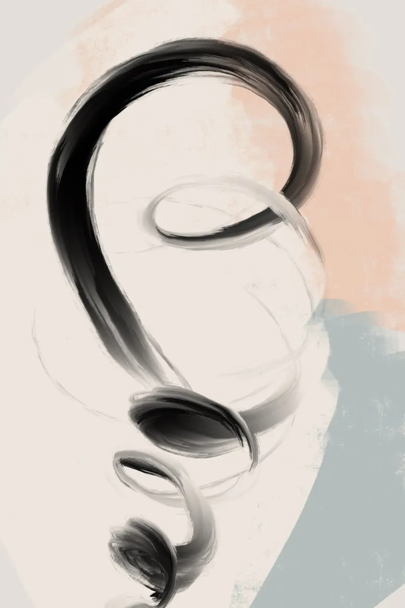 Curve astratte carta hahnemühle da nileshkikuuchise