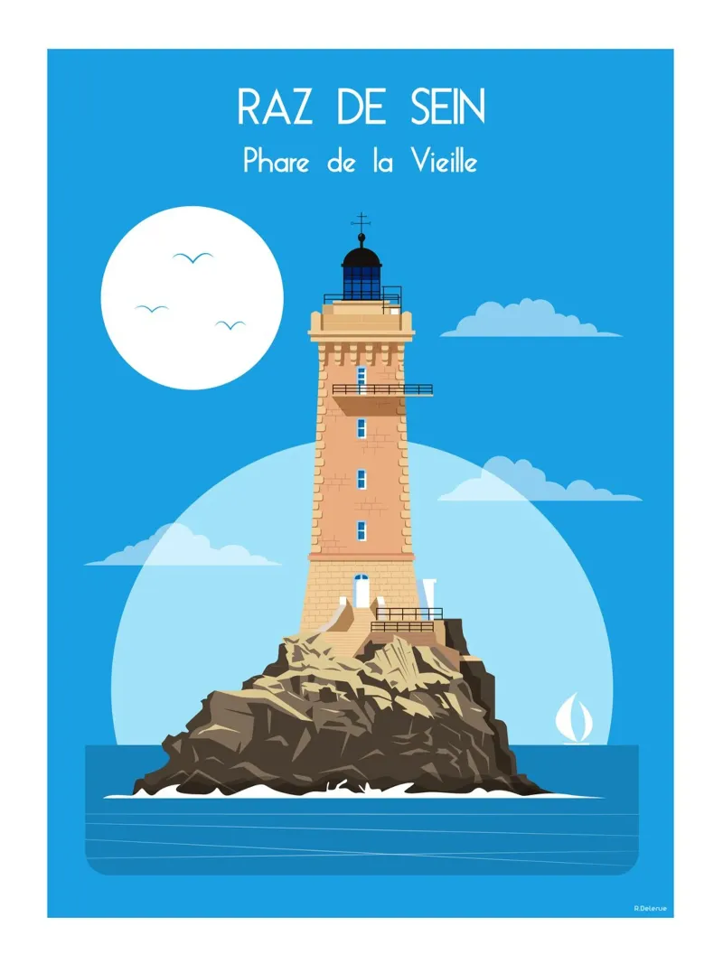Faro della Vecchia Signora alluminio dibond da Raphaël Delerue