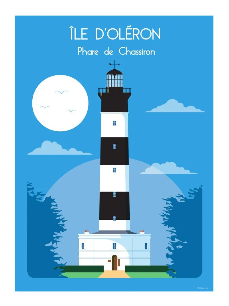 Faro di Chassiron pellicola backlit da Raphaël Delerue
