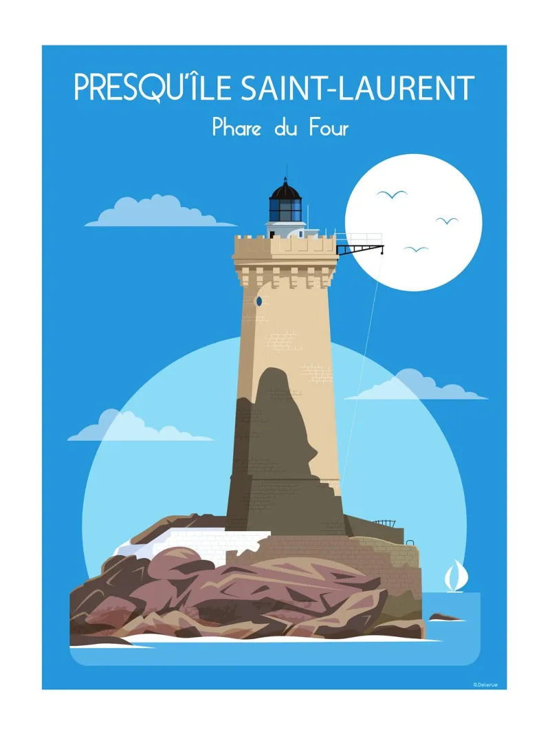 Quattro fari carta hahnemühle da Raphaël Delerue