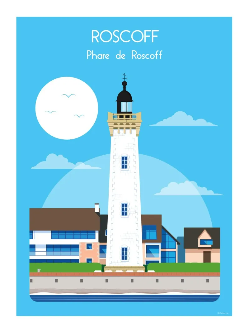 Faro di Roscoff plexiglass da Raphaël Delerue