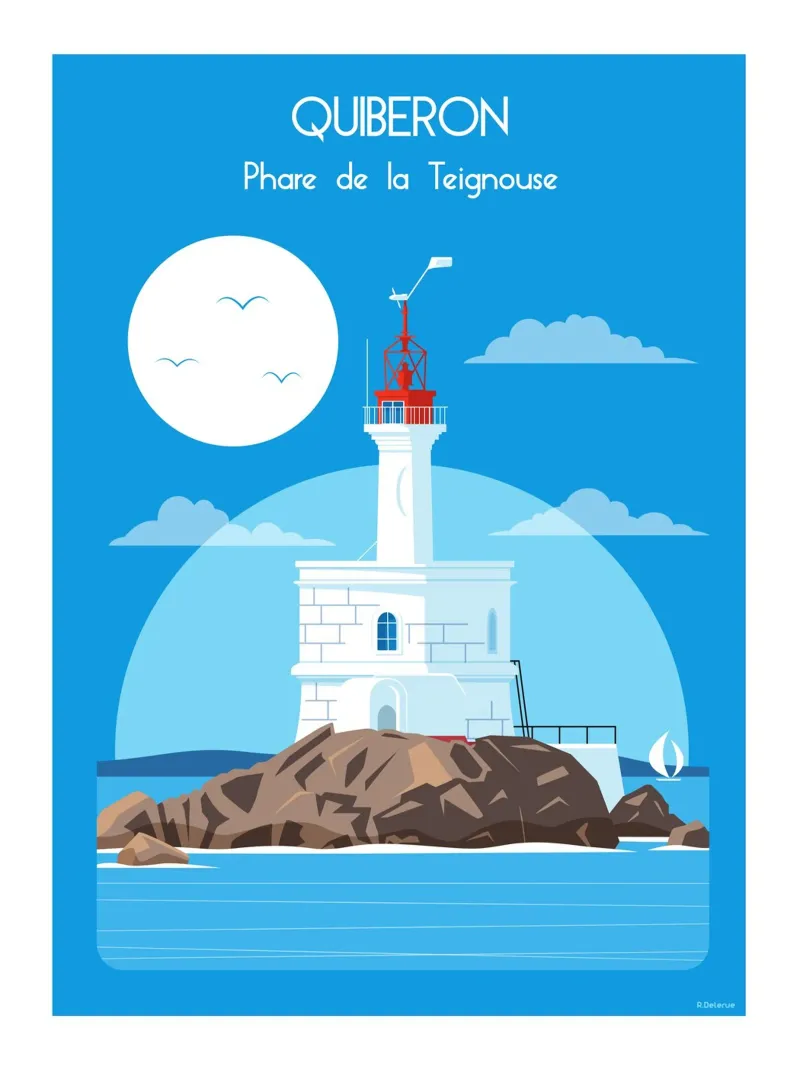 Faro di Teignouse pellicola backlit da Raphaël Delerue