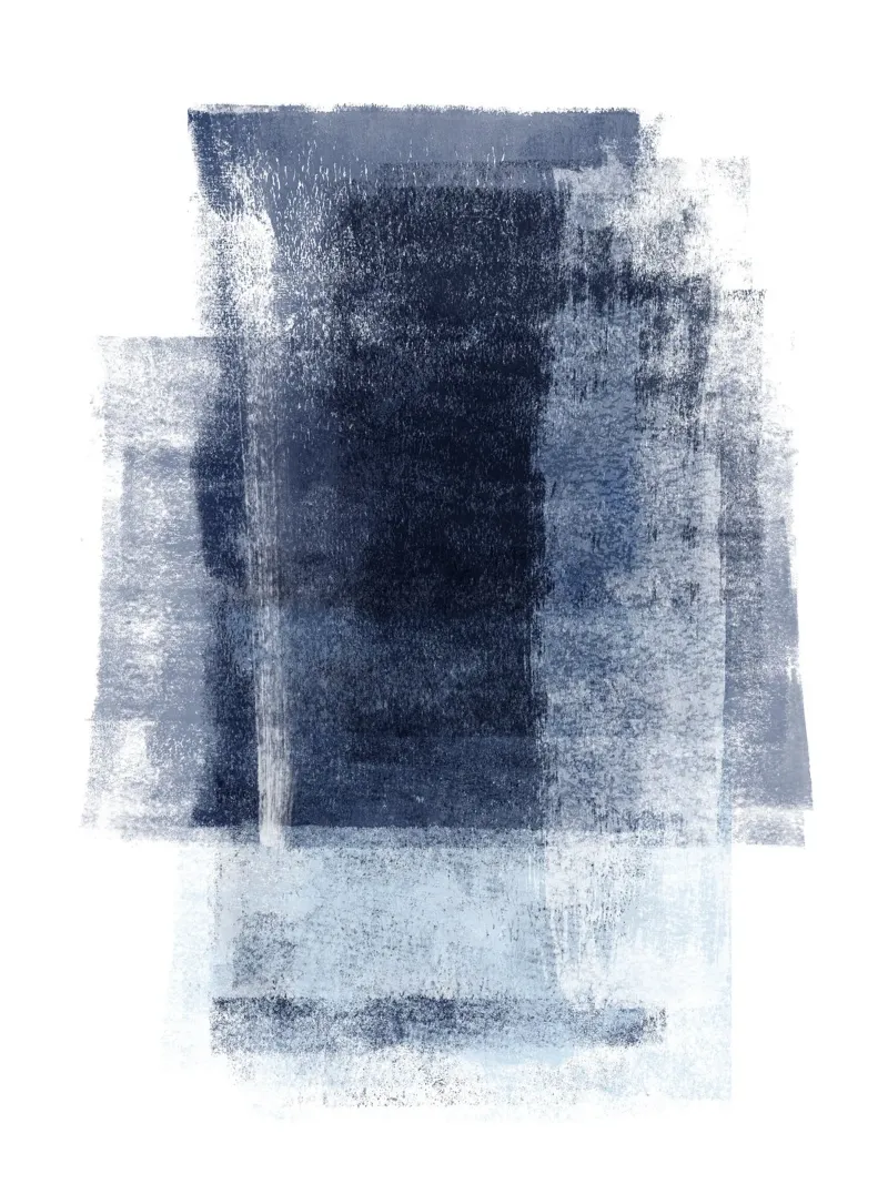 Just Blue and White 2 hahnemühle by sabidussi