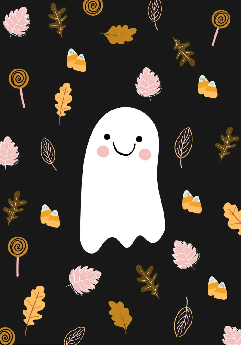 Friendly Ghost pellicola backlit da Stephanie Godbout Designs